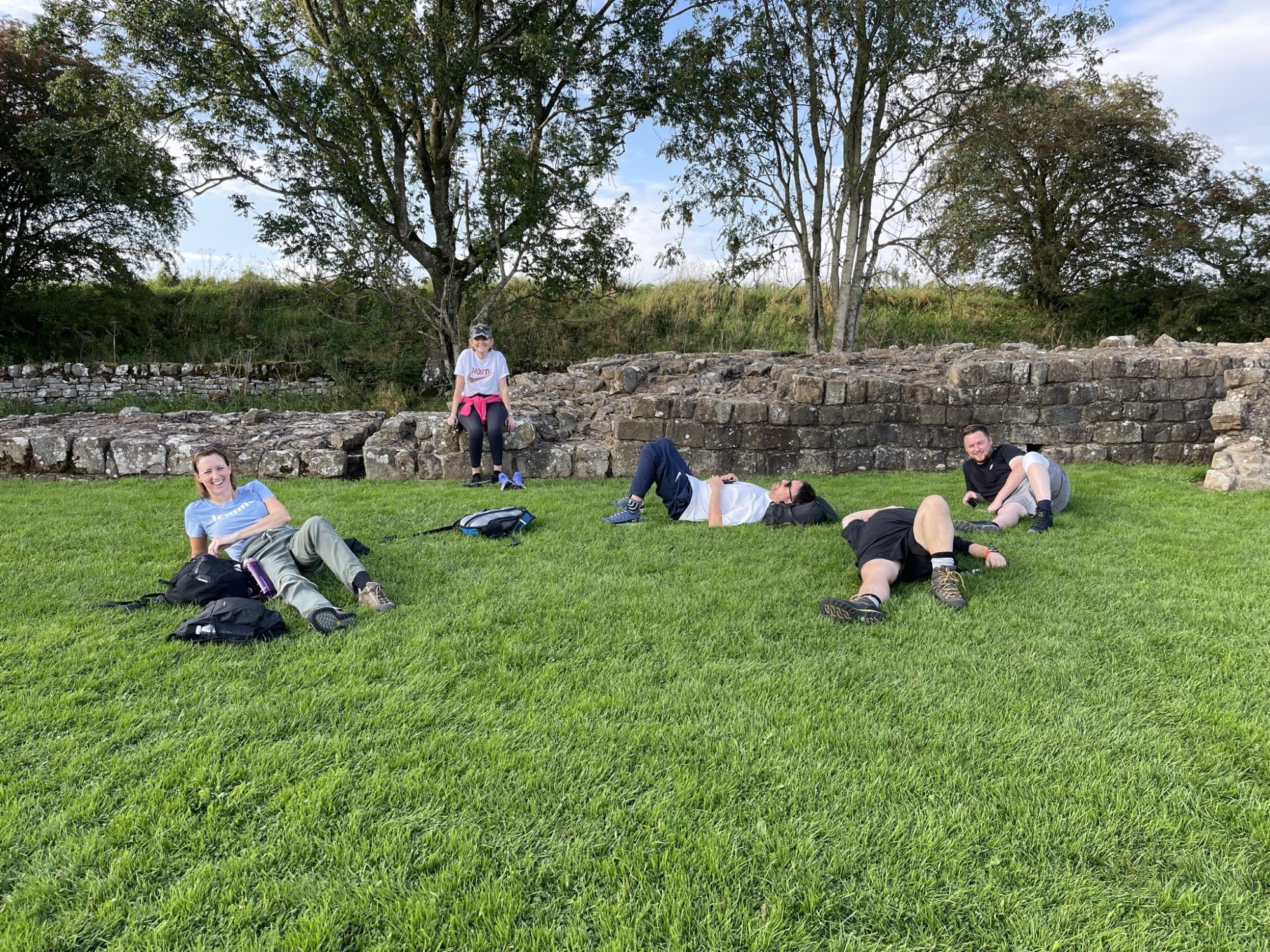 Our Hadrian’s Wall journey – blood, sweat and tears (the laughing kind)